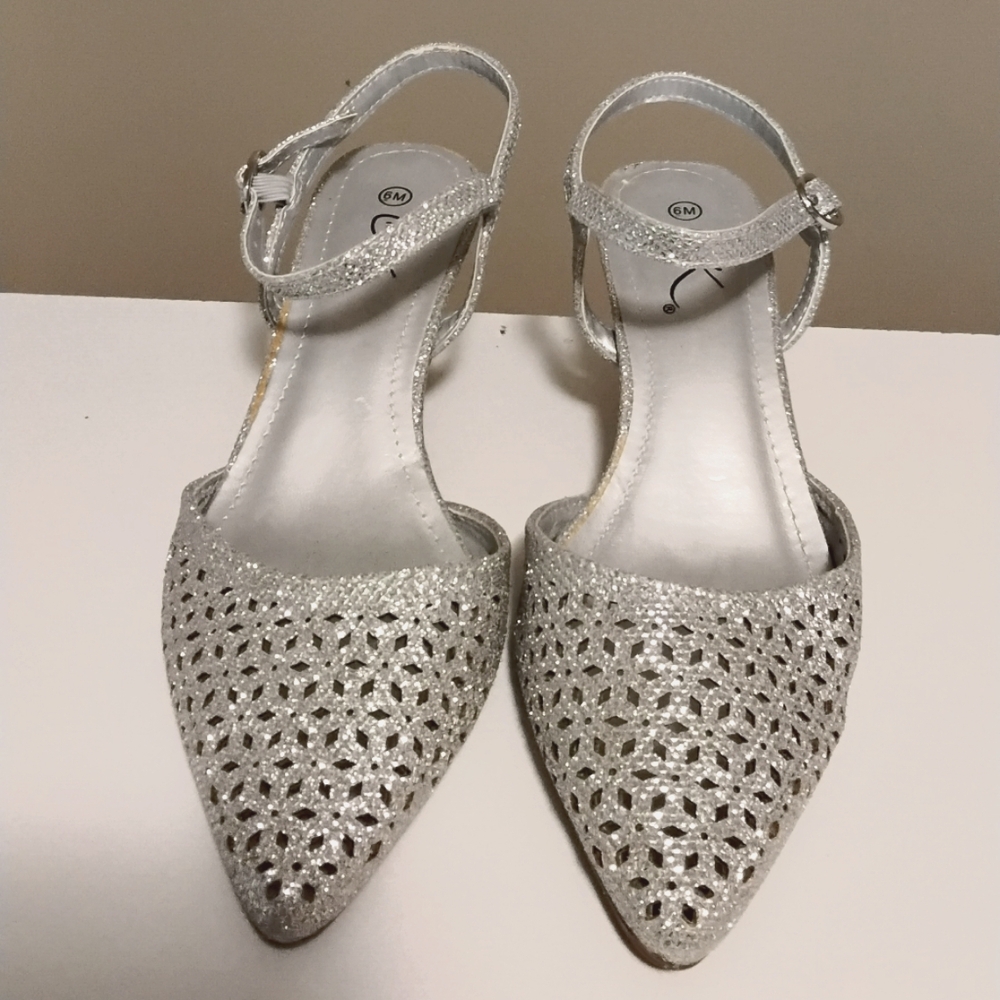 It's OK Elegant Silver Women's Heels